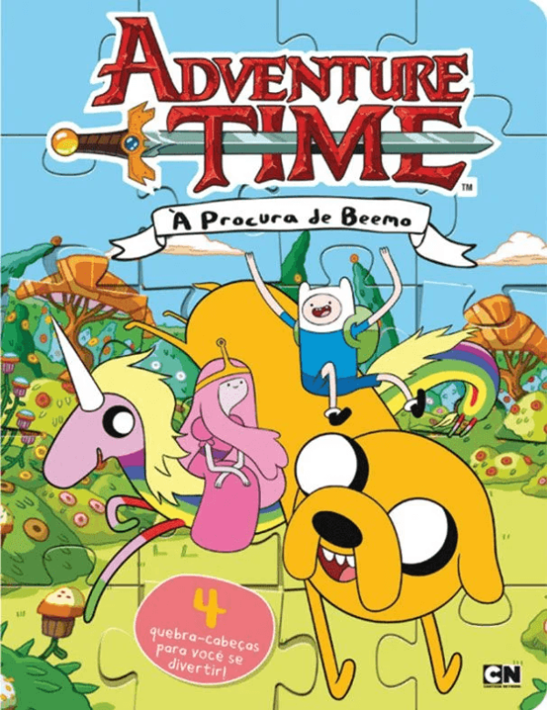 Encontraproduto.com.br - Livro Quebra-cabeças Adventure Time à Procura De Beemo