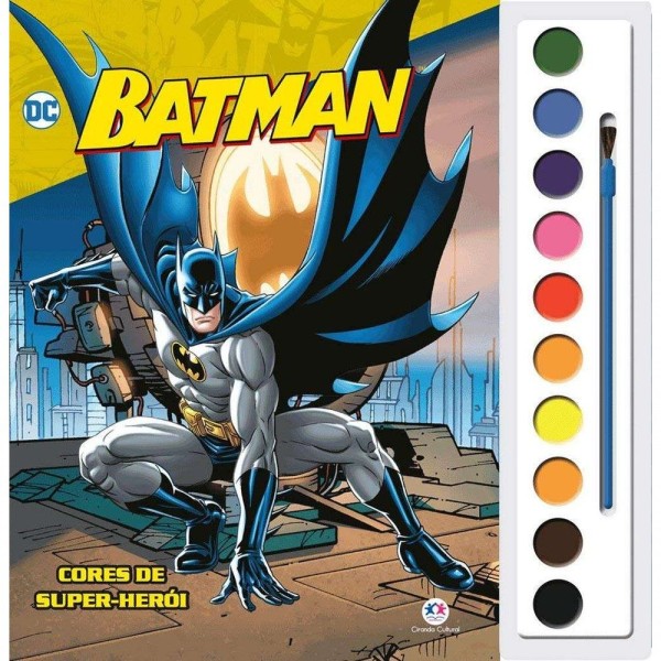 Livro Aquarela Batman Cores De Super Herói Ciranda Cultural