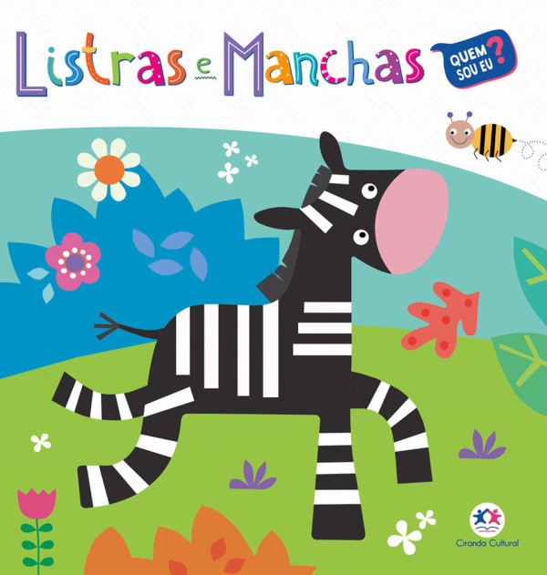 LIVRO CARTONADO LISTRAS E MANCHAS ANIMAIS 88820 CIRANDA