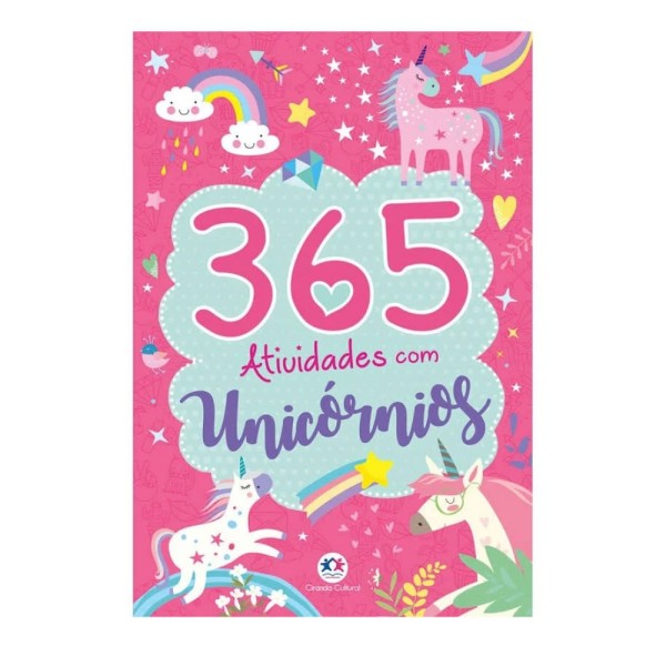Encontraproduto.com.br - LIVRO INFANTIL COLORIR UNICORNIOS 365 ATIVIDADES