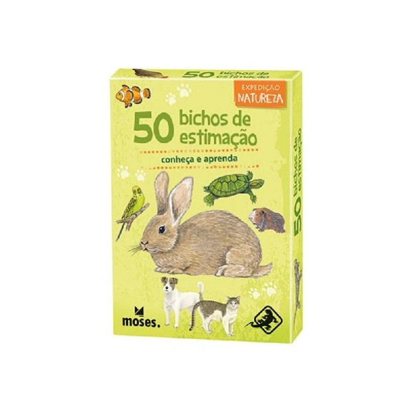 Jogo de Cartas - 50 Bichos de Estimação - Galápagos