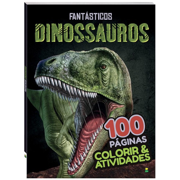 Livro para Colorir e Atividades Fantásticos Dinossauros