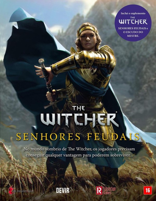 Encontraproduto.com.br - The Witcher - Rpg - Senhores Feudais E Escudo Do Mestre - Devir