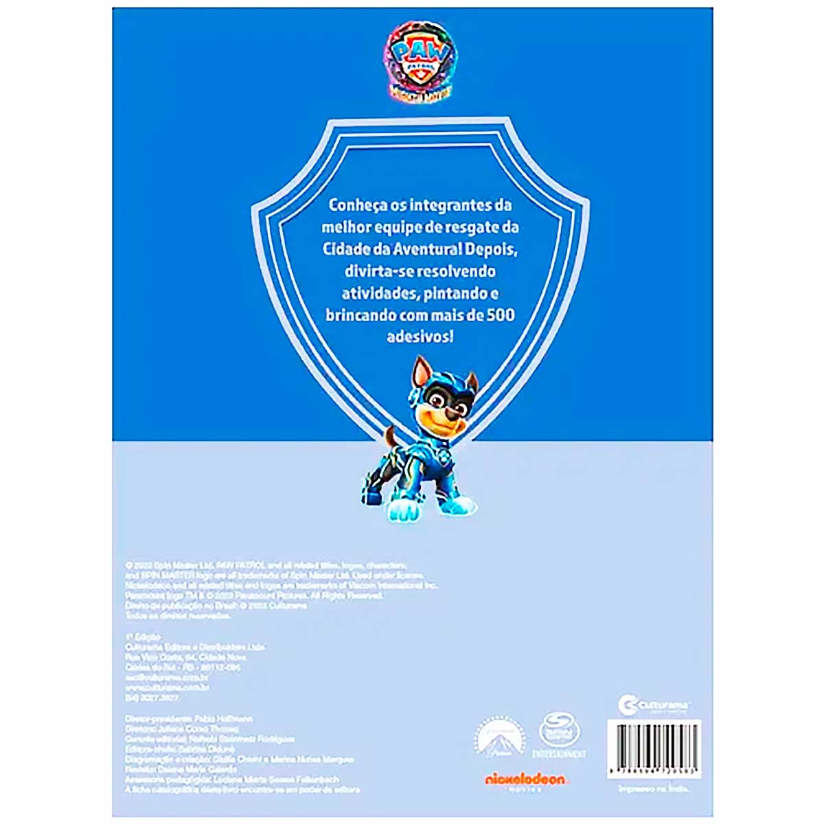 Encontraproduto.com.br - 500 Adesivos Patrulha Canina - Culturama