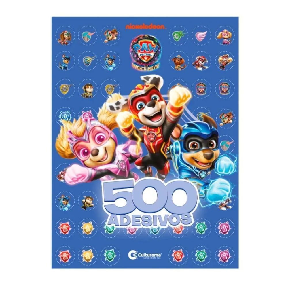 Encontraproduto.com.br - 500 Adesivos Patrulha Canina - Culturama