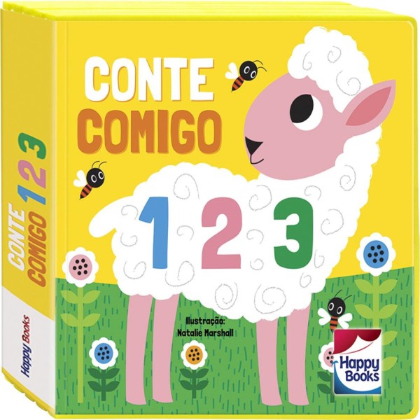 Livro Toque, Sinta e Aprenda! Conte Comigo 123