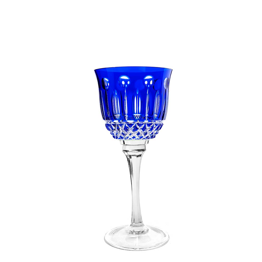 Taça de Cristal Strauss Vinho Branco 330ml - Azul Escuro - 225.103.069.012