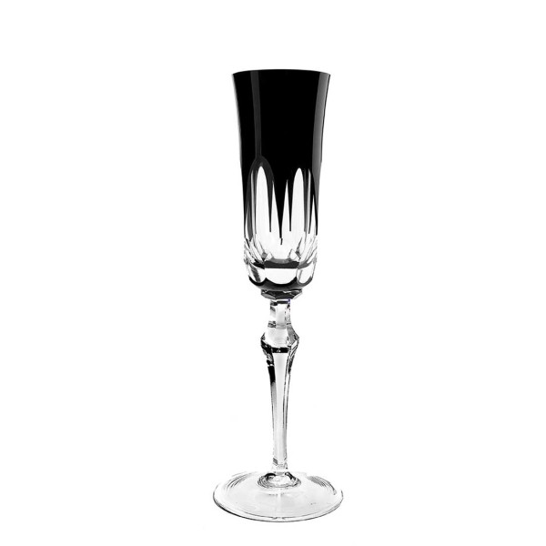 Taça de Cristal Strauss Champagne 240ml - Preto - 237.107.055.018