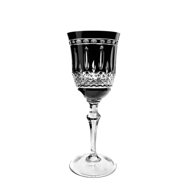 Encontraproduto.com.br - Taça vinho branco em cristal Strauss Overlay 237.068 310ml preta