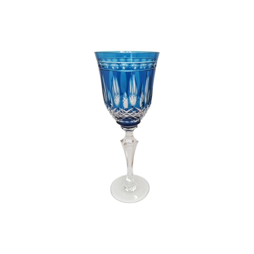 Encontraproduto.com.br - Taça licor em cristal Strauss Overlay 237.068 110ml azul claro