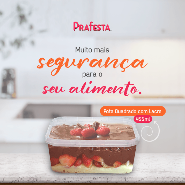 Prafesta Pote Quad. 400Ml C/Lacre C/20X10