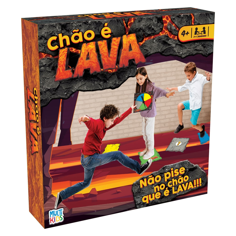 Encontraproduto.com.br - Jogo Chão é Lava Multikids - BR1773OUT [Reembalado]