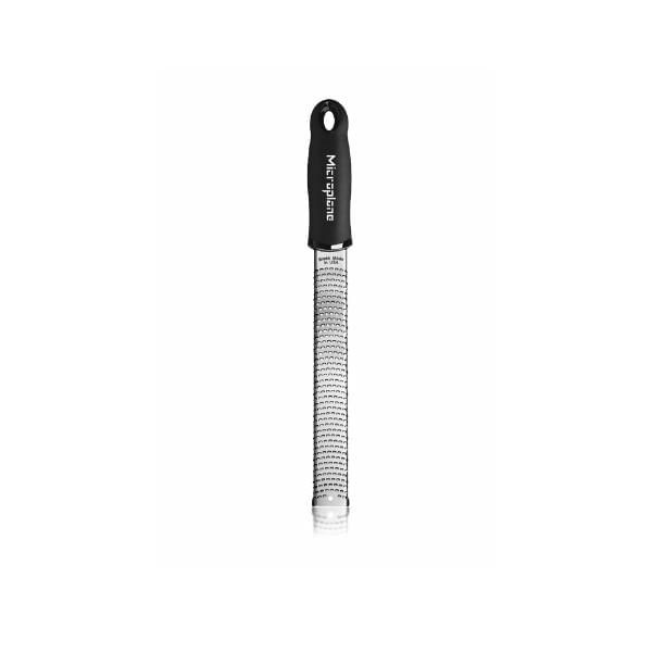 Encontraproduto.com.br - Ralador Zester em Aço Inox Classic Microplane Preto