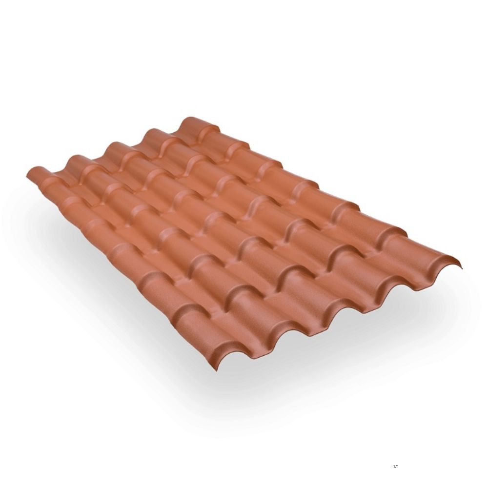 Telha de PVC Colonial 2,30x0,88m Cerâmica Itec