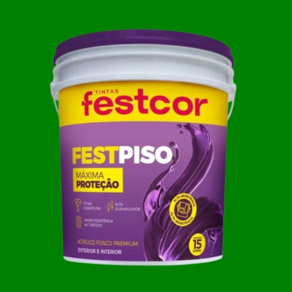 Tinta Acrílica Premium Fosco Verde 15L Festcor