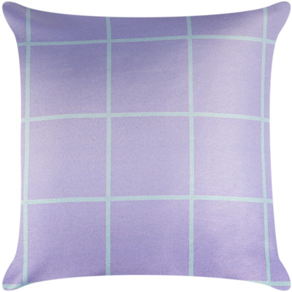 Encontraproduto.com.br - Capa Para Almofada Micro 43X43 Grid Lilas
