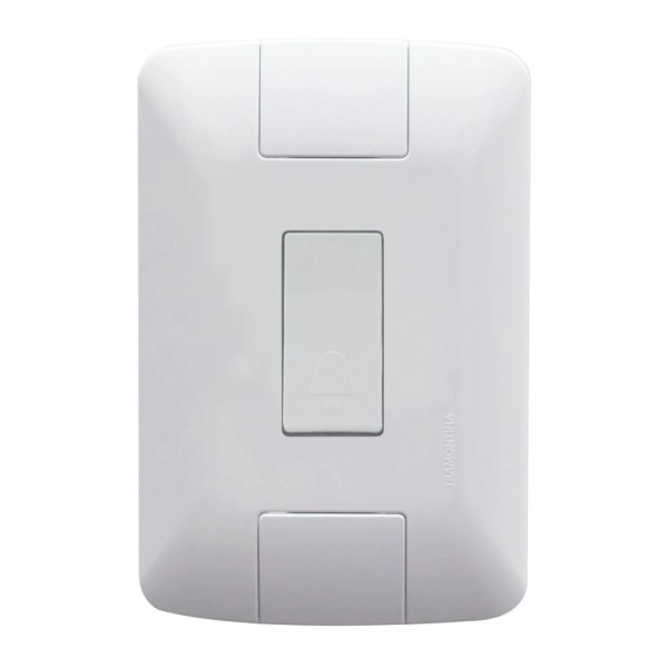 Encontraproduto.com.br - Módulo Pulsador Campainha 6A Aria Branco Tramontina