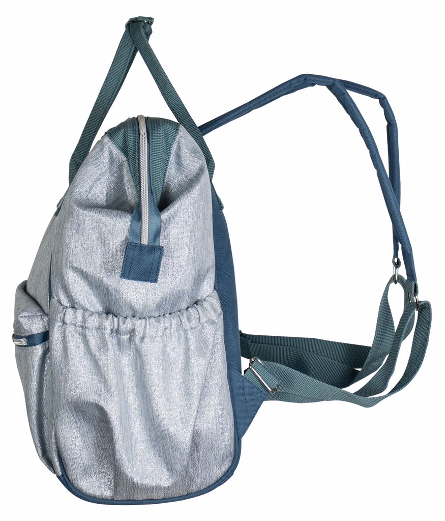 Encontraproduto.com.br - Mochila Maternidade Boca de Peixe Silver