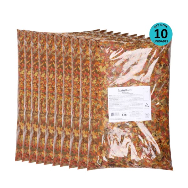 Kit Ração Alcon Basic 1kg C/ 10 unidades