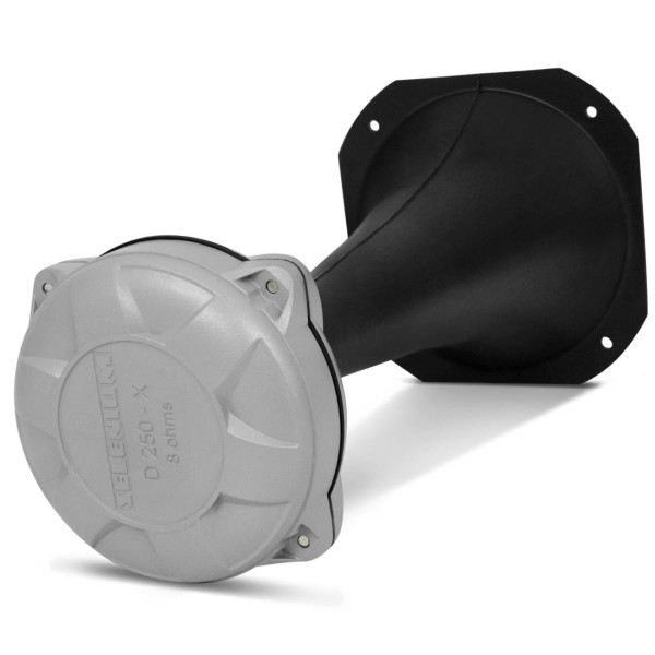 Encontraproduto.com.br - Kit Driver Selenium D250X 100W RMS 8 Ohms + Corneta Musicall Longa Preta