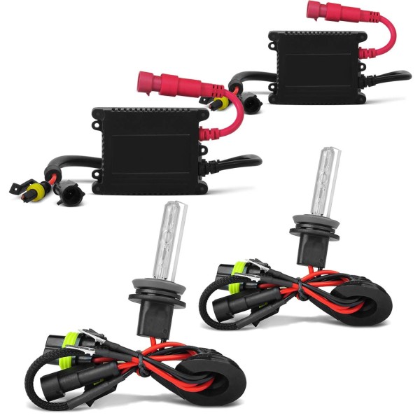 Encontraproduto.com.br - Par Farol Palio G3 04 a 14 Siena Strada Weekend G3 04 a 12 Máscara Negra + Kit Xênon 8000K