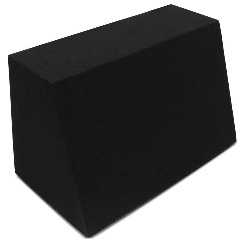 Encontraproduto.com.br - Caixa de Som Trio Dutada Vazia 14 Litros para Subwoofer 8 Polegadas 1 Driver 1 Tweeter Carpete Preto