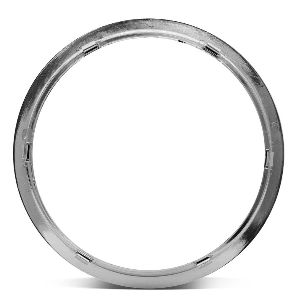 Encontraproduto.com.br - Sobre Aro Cromado Universal Aro 15 ABS Compatível Rodas de Ferro Originais Fixação Pressão