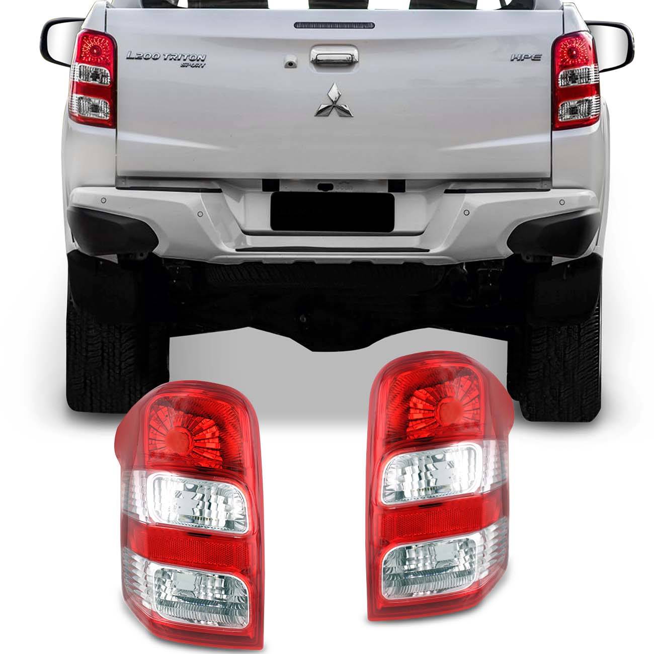 Lanterna Traseira L200 Triton Sport 2016 2017 2018 Bicolor