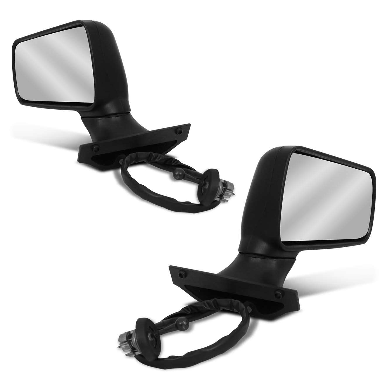 Encontraproduto.com.br - Retrovisor Del Rey Belina Scala 1985 a 1992 Pampa 1992 a 1997 Preto com Controle