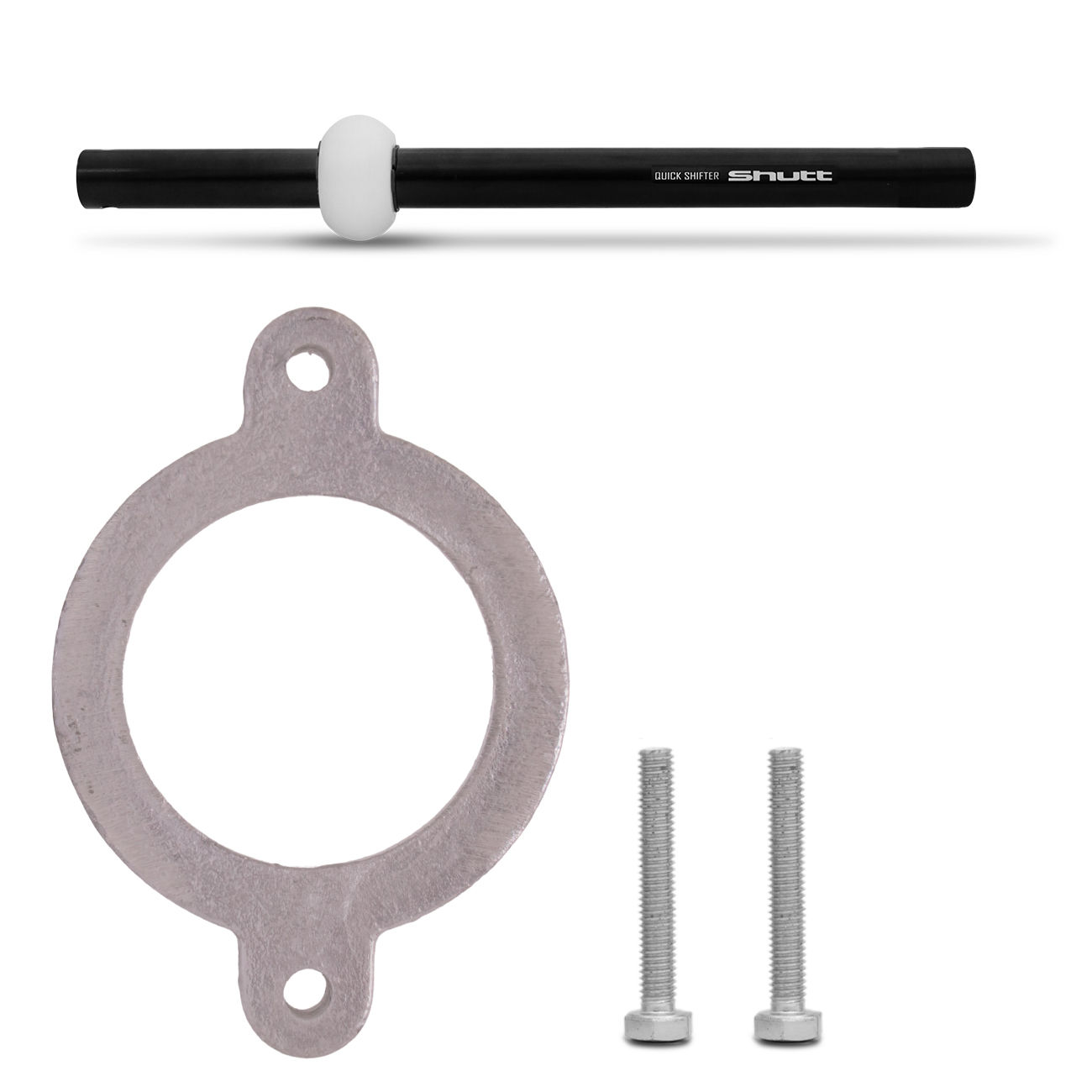 Alavanca Engate Rápido Curta VW Motor AP Ford CHT Sem Manopla Preta Esportiva Tuning Shutt