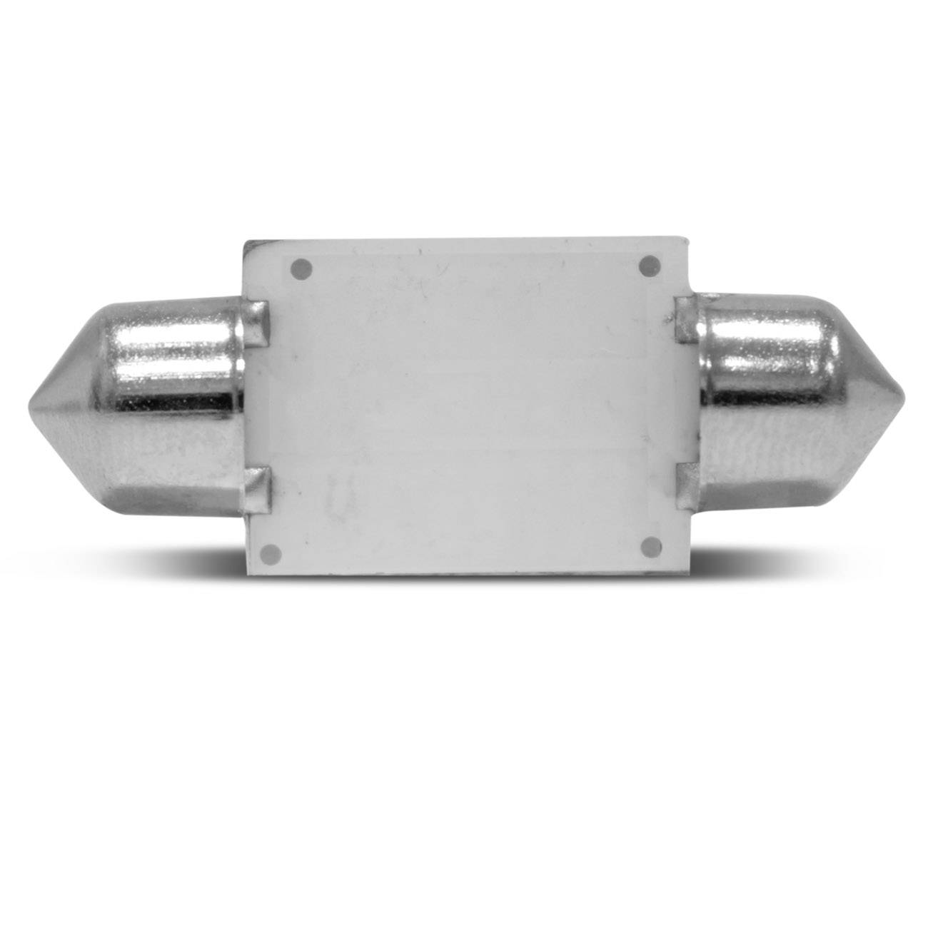 Encontraproduto.com.br - Lâmpada Torpedo 12 LEDs Branca Automotiva Aplicação Placa Teto