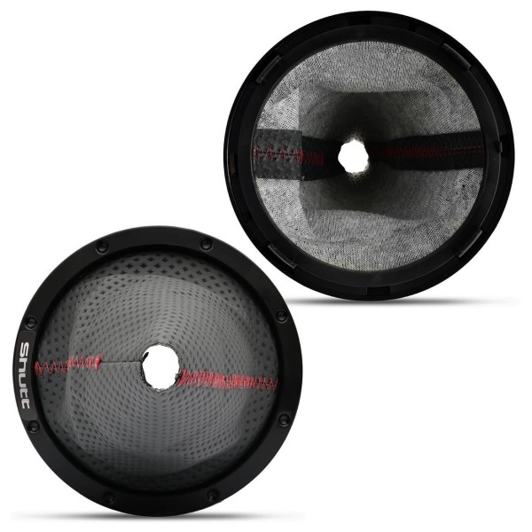 Encontraproduto.com.br - Coifa Câmbio Gol G3 01 a 05 Grafite Costura Vermelha Com Base Black Piano Esportiva Tuning Shutt