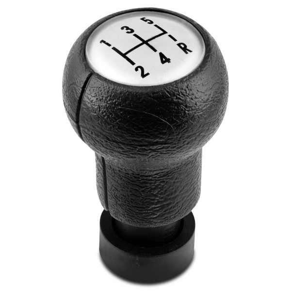 Bola de Cambio Manopla Gol Saveiro Parati G3 00 a 05 Gol Saveiro Parati G4 06 a 08 Preto Lente Prata