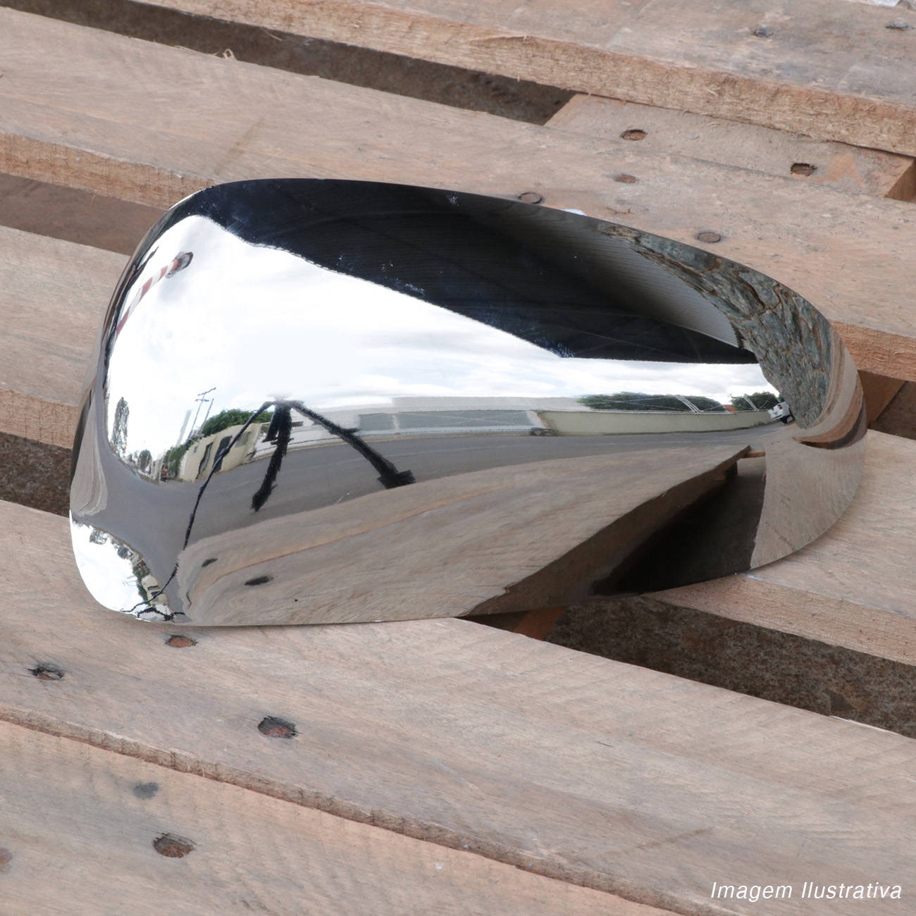 Encontraproduto.com.br - Capa de Retrovisor Fiat Grand Siena 2012 a 2018 Cromada Encaixe Sob Medida