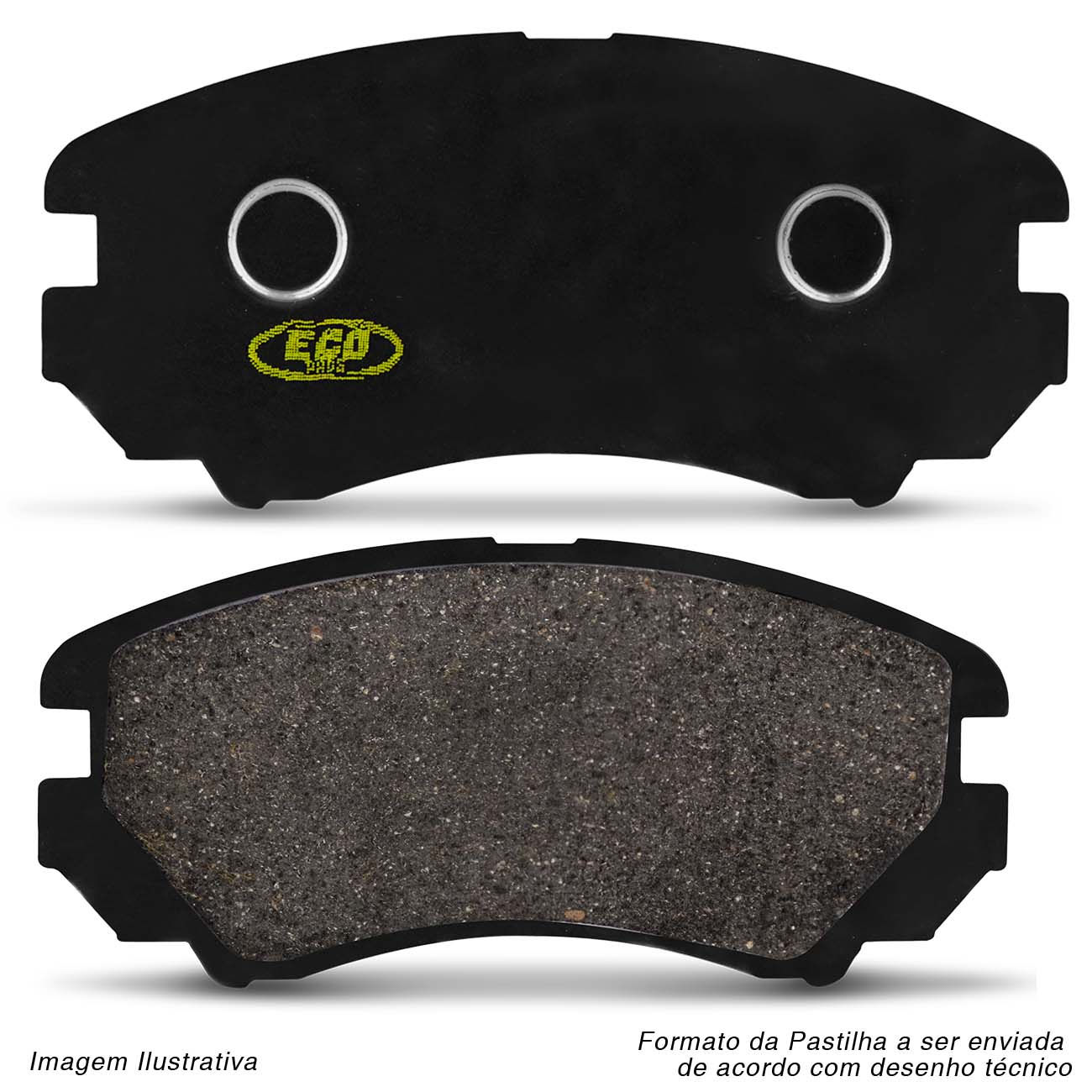 Encontraproduto.com.br - Jogo de Pastilha de Freio Dianteira Chevrolet Cobalt 1.4 1.8 2012 a 2019 Modelo Girling Ecopads
