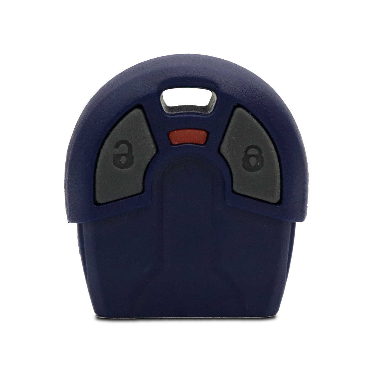 Capa Carcaça Controle Alarme Pósitron Px52 Original Fiat 2001 a 2014 2 Botões Azul