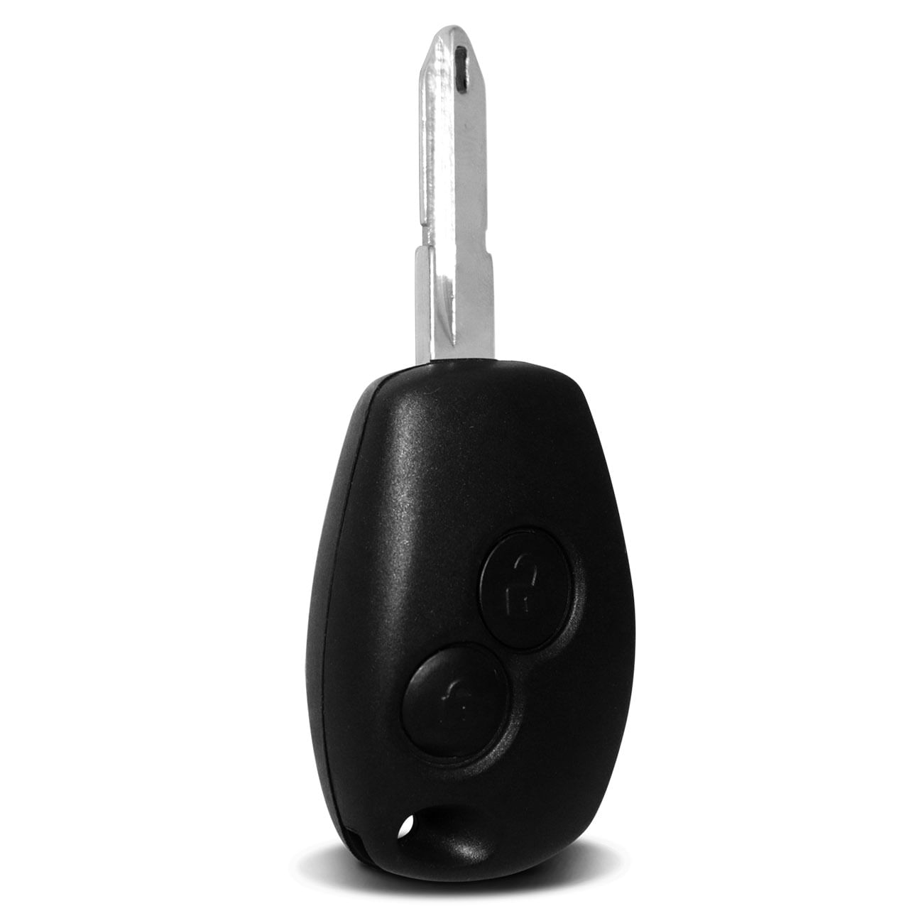 Encontraproduto.com.br - Chave Renault Logan Sandero 2008 2009 2010 2011 2012 2 Botões Com Lâmina Modelo Original Preta