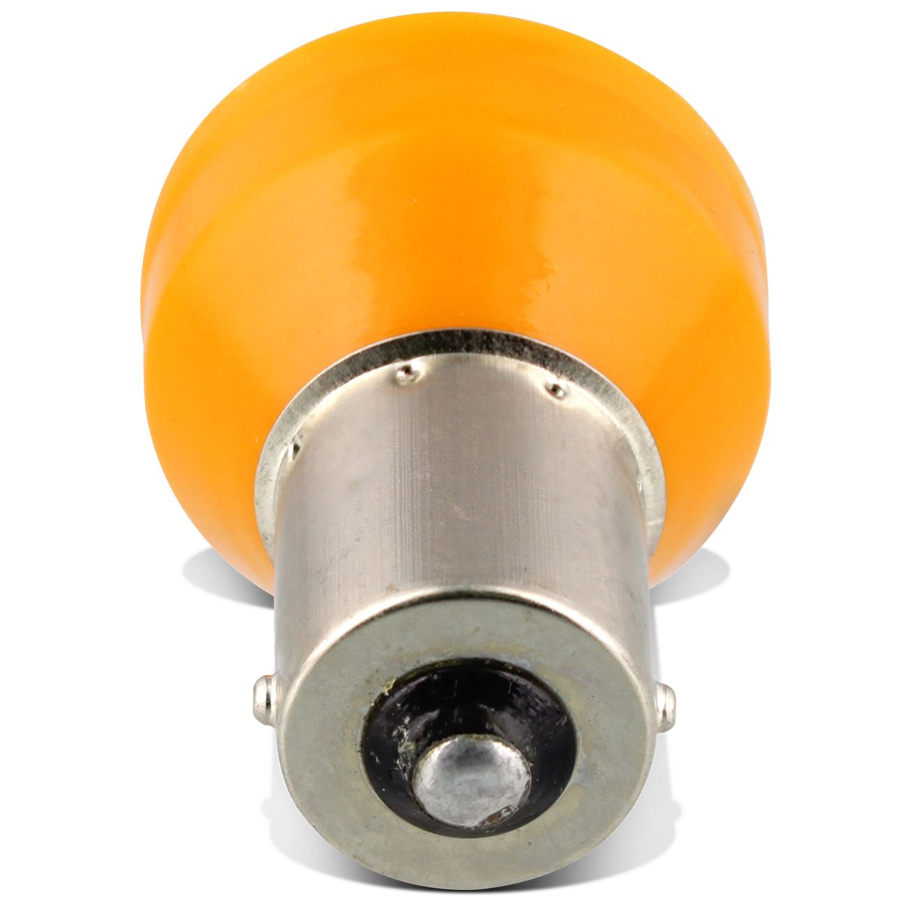 Encontraproduto.com.br - Kit 4 Lâmpadas 12 LEDs 1 Polo Trava Reta 21W 12V Luz Laranja Aplicação Pisca Seta