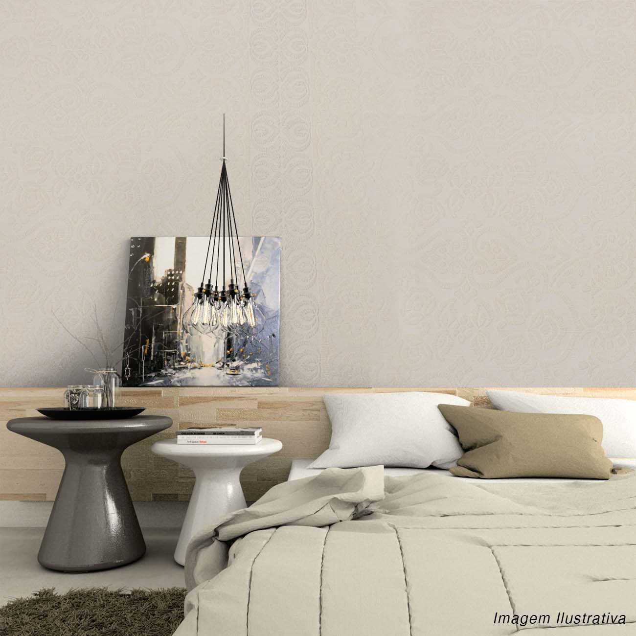 Encontraproduto.com.br - Papel de Parede Lavável Veluce Vinílico Para Decoração Sala Quarto 17 Metros Vários Modelos
