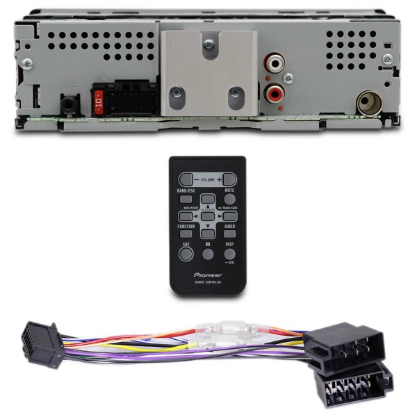 Encontraproduto.com.br - Rádio Automotivo Pioneer MVH-S118UI MP3 Player Media Receiver Android Iphone + Falantes Bicho Papão