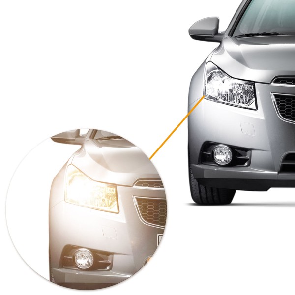 Encontraproduto.com.br - Kit 5 Lâmpadas Halógenas Standard H4 3200K a 3400K 12V 60/55W Carro