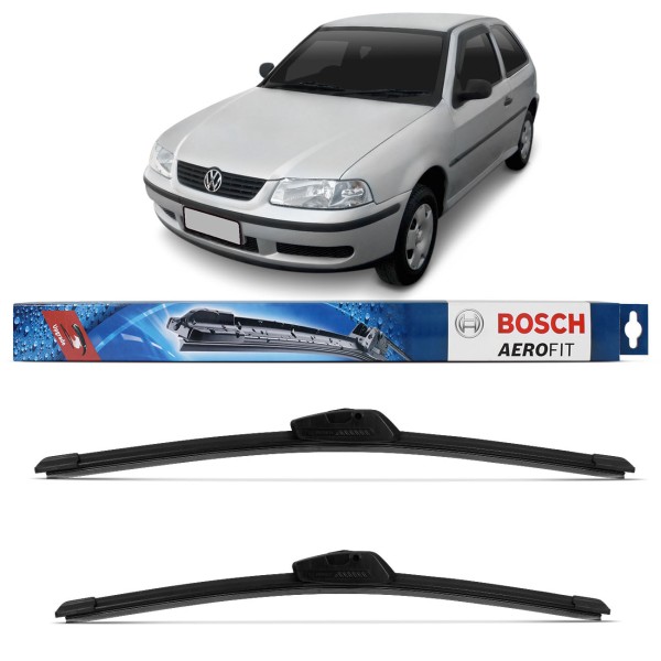 Encontraproduto.com.br - Palheta Limpador Para-brisa Gol G3 01 a 05 Gol G4 06 a 14 21 e 19 Polegadas Bosch Aerofit AF340