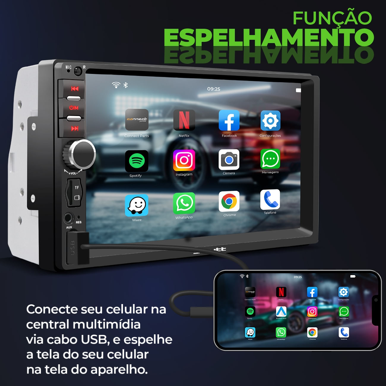 Encontraproduto.com.br - Central Multimídia 2 Din 7
