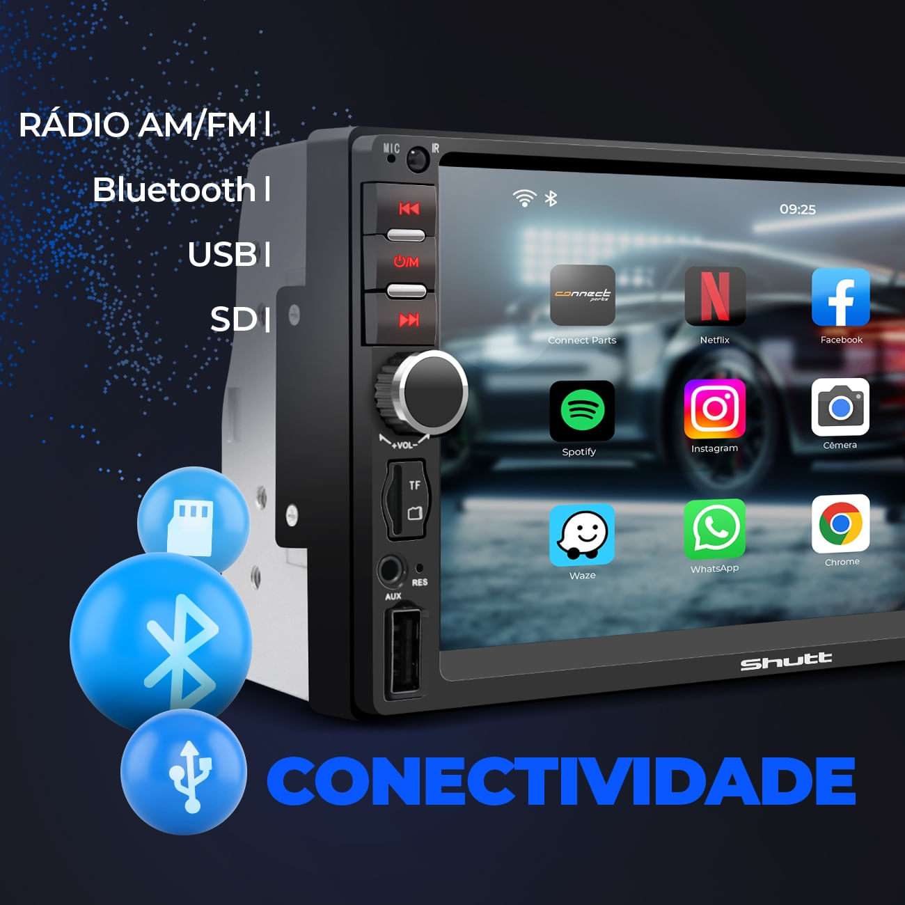 Encontraproduto.com.br - Central Multimídia 2 Din 7