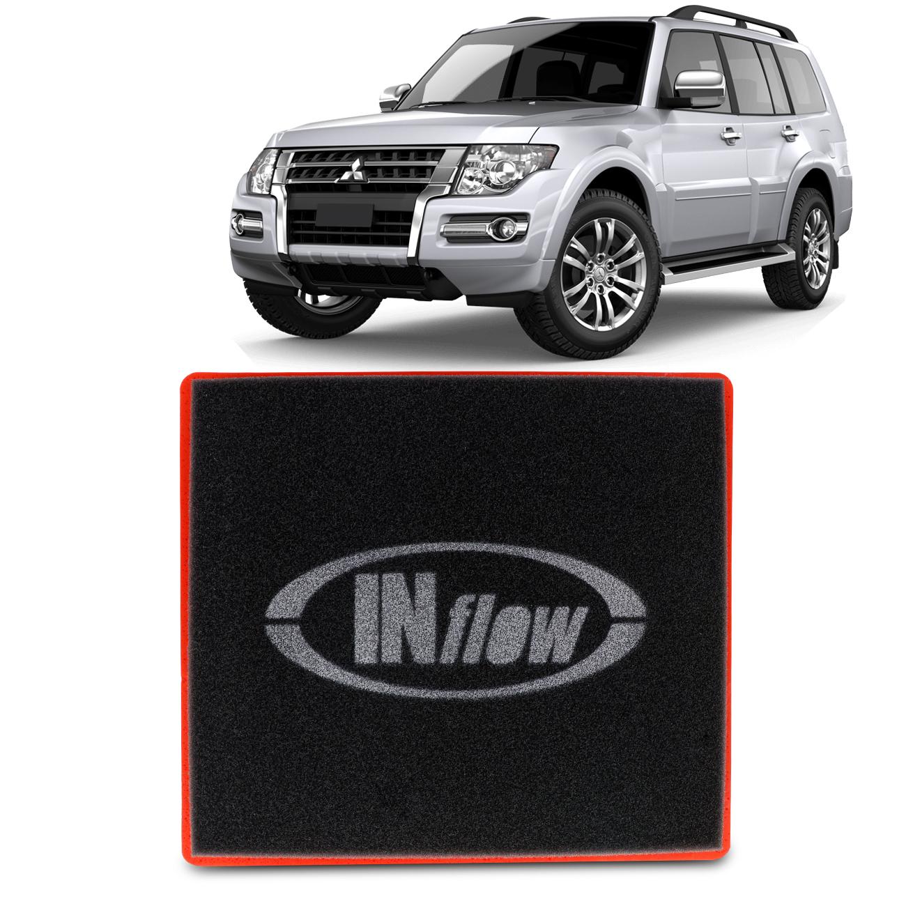Filtro de Ar Esportivo Inflow Pajero Sport 3.0 3.5 1993 a 2012 Inbox HPF7999 + Brinde