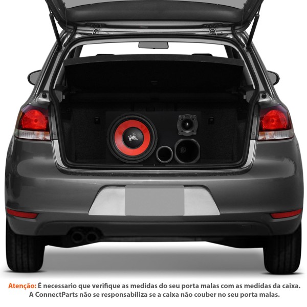 Encontraproduto.com.br - Caixa Trio Completa 440W Subwoofer Shutt Beatz 12