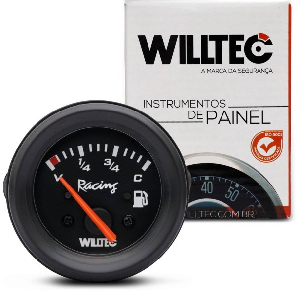 Encontraproduto.com.br - Manômetro de Pressão Temperatura Marcador Combustível Contagiro Voltímetro Vacuômetro Willtec 52mm