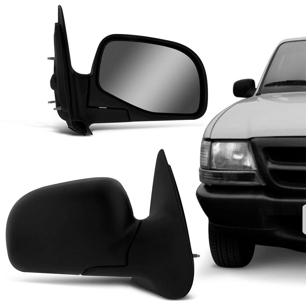 Encontraproduto.com.br - Retrovisor Ranger 98 99 2000 2001 2002 2003 2004 2005 2006 Preto