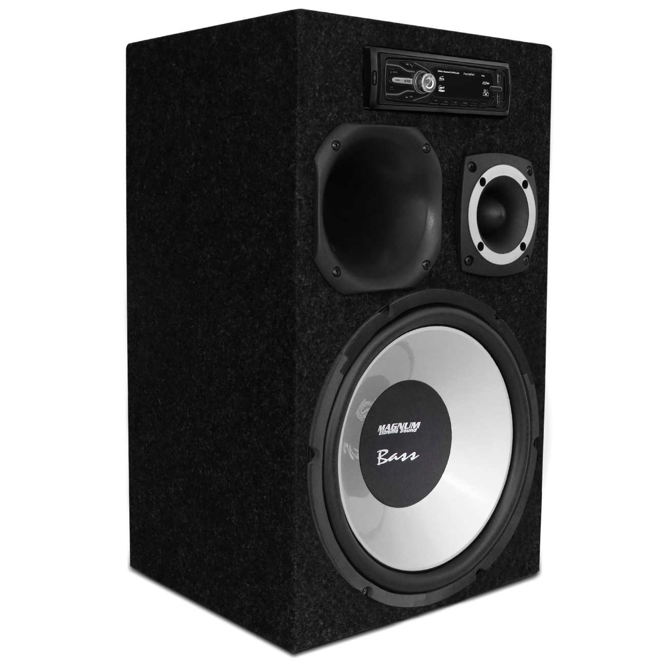 Caixa de Som Residencial Bob Portátil Bivolt Subwoofer Magnum 150W 12