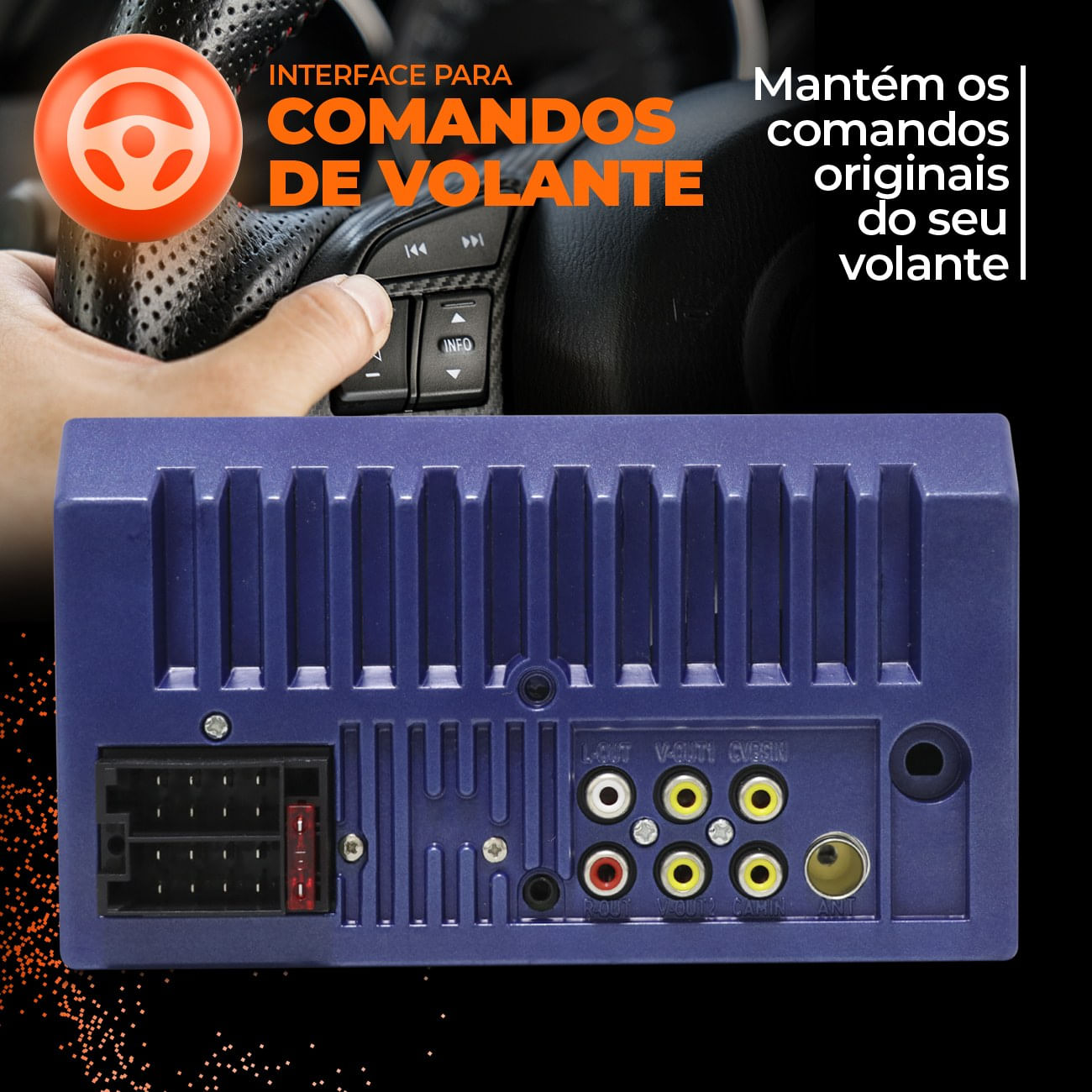 Encontraproduto.com.br - Central Multimídia Gol Parati Saveiro G2 2 Din 7
